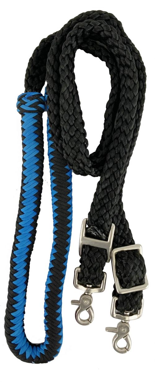 8ft Nylon braided roping rein #2